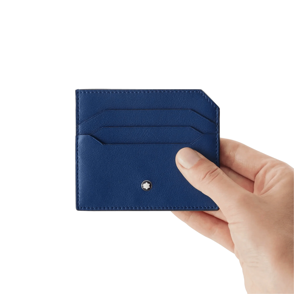 Porta carte 6 scomparti Meisterstück Selection Soft blu 130060