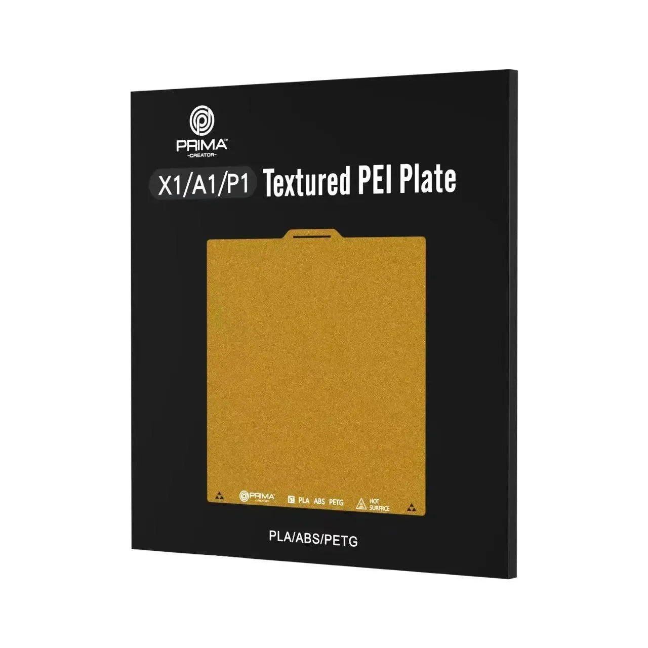 PRIMACREATOR DUAL-SIDED TEXTURED PEI PLATE FOR BAMBU LAB X1 / P1 / A1