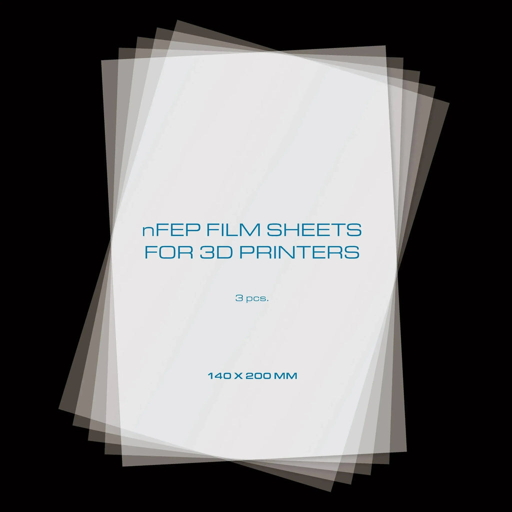PRIMACREATOR NFEP FILM SHEETS FOR 3D PRINTERS - 140 X 200 MM - 3-PACK