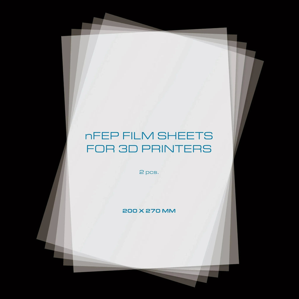 PRIMACREATOR NFEP FILM SHEETS FOR 3D PRINTERS - 200 X 270 MM - 2-PACK