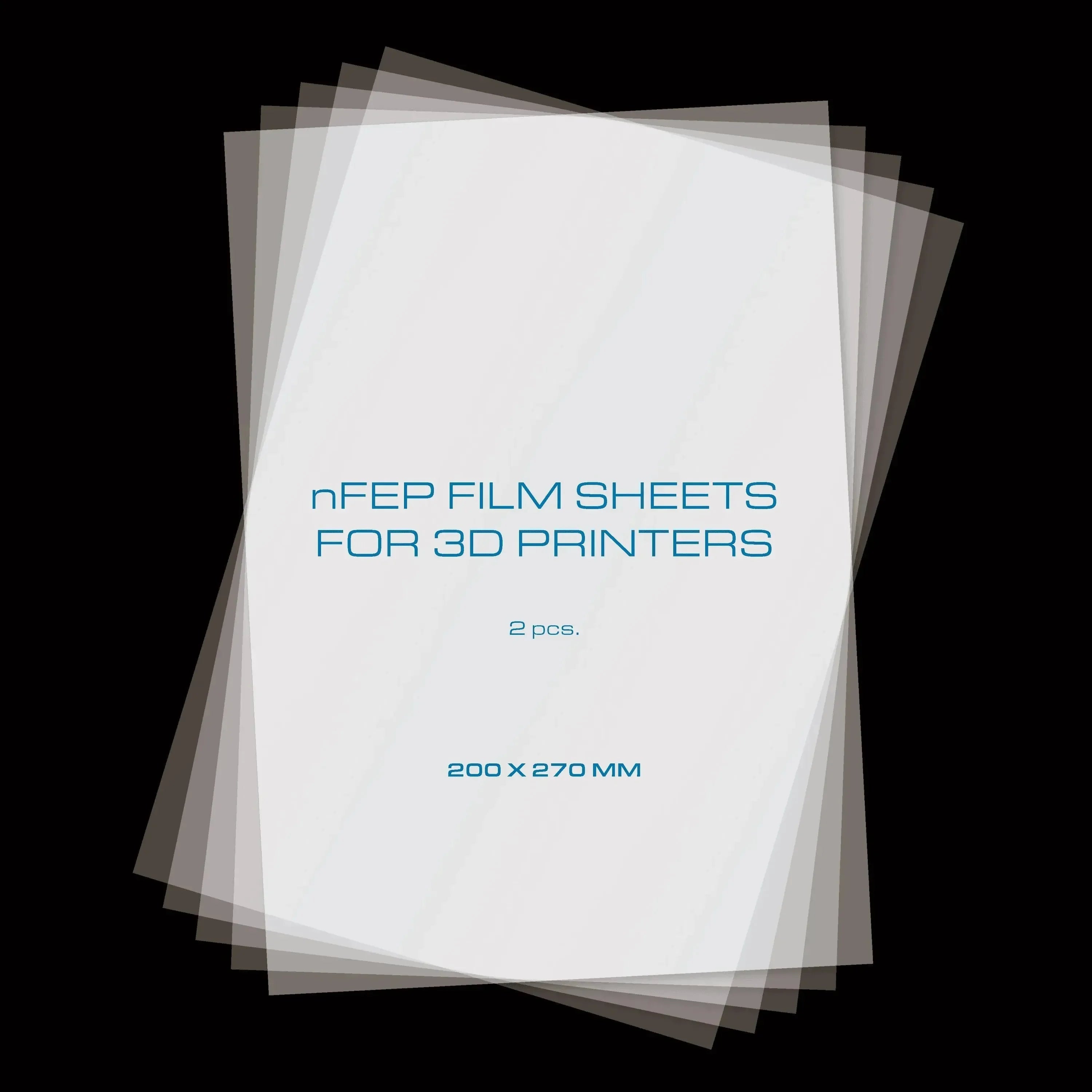 PRIMACREATOR NFEP FILM SHEETS FOR 3D PRINTERS - 200 X 270 MM - 2-PACK