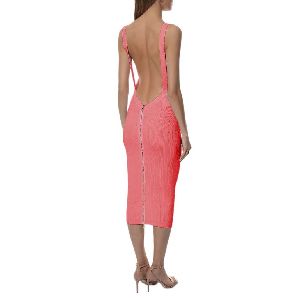 balmain - Abiti - Rosa abito smanicato rosa