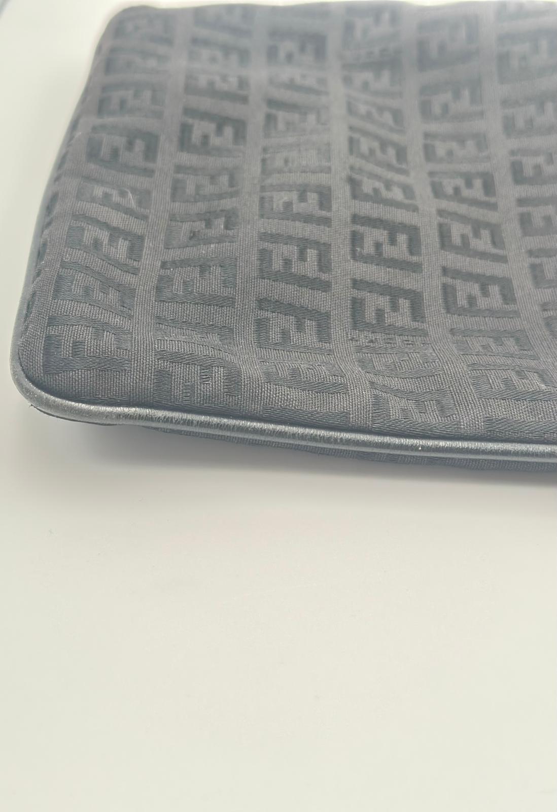 FENDI Zucchino FF Messenger Bag — Vintage Y2K