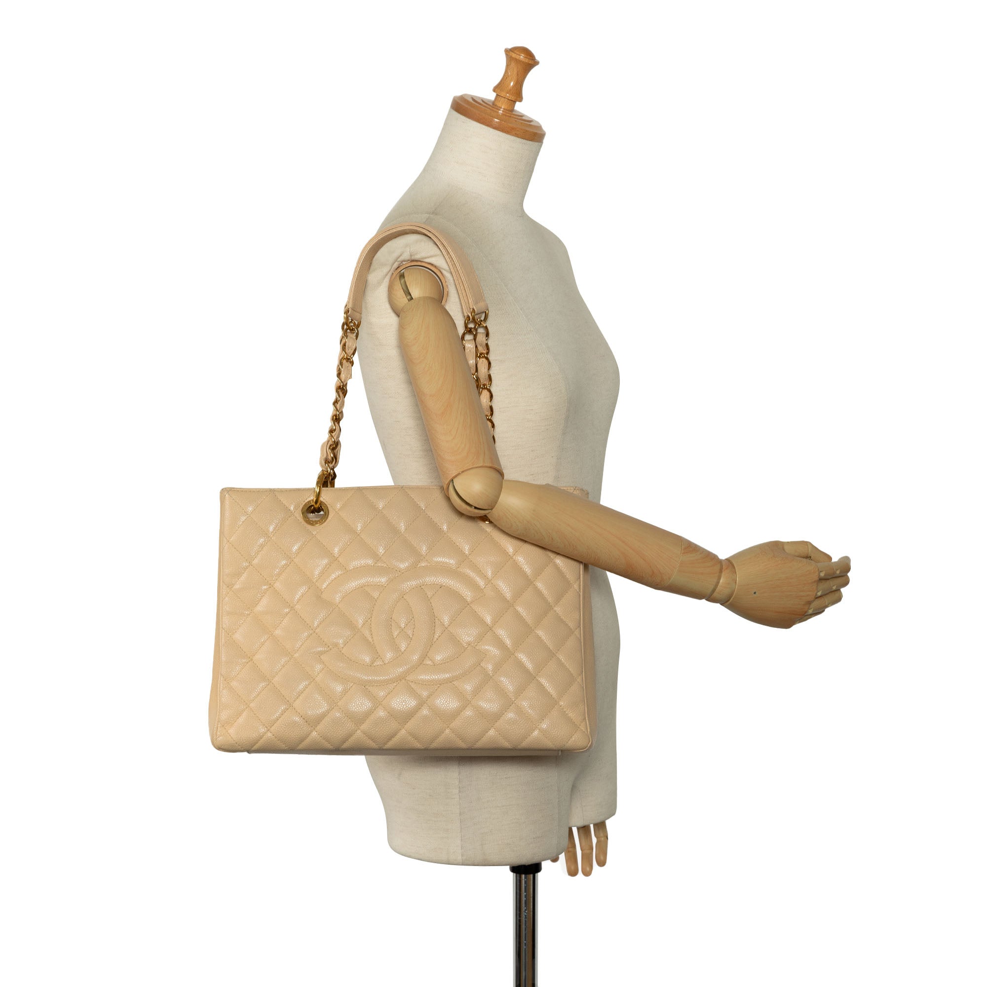 Chanel Borsa shopping Caviar Grand