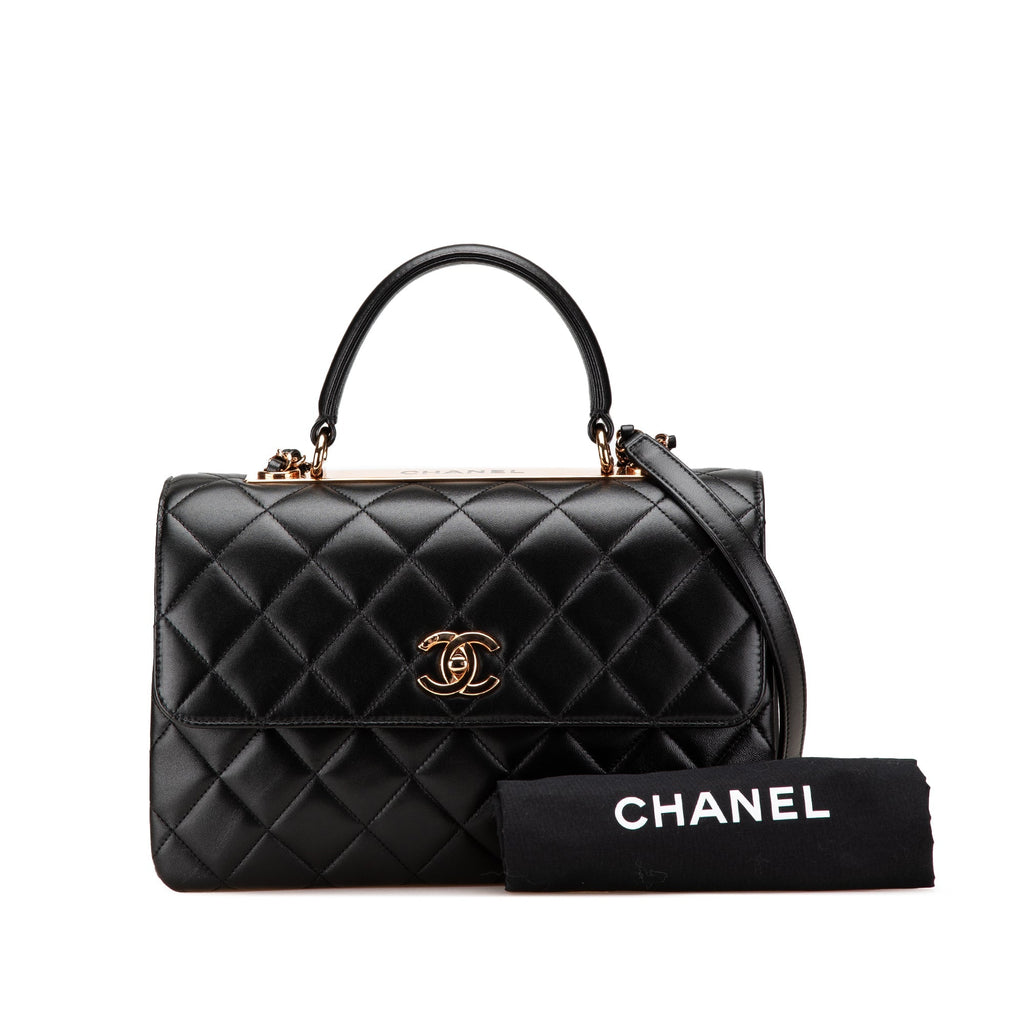CHANEL Borsa a tracolla Trendy CC Flap in pelle di agnello media