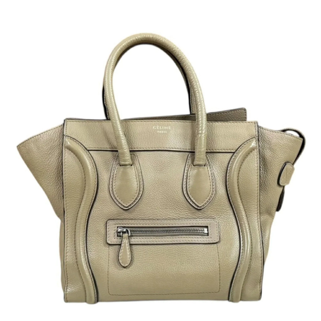 Céline Luggage Micro Tote – Pelle Beige