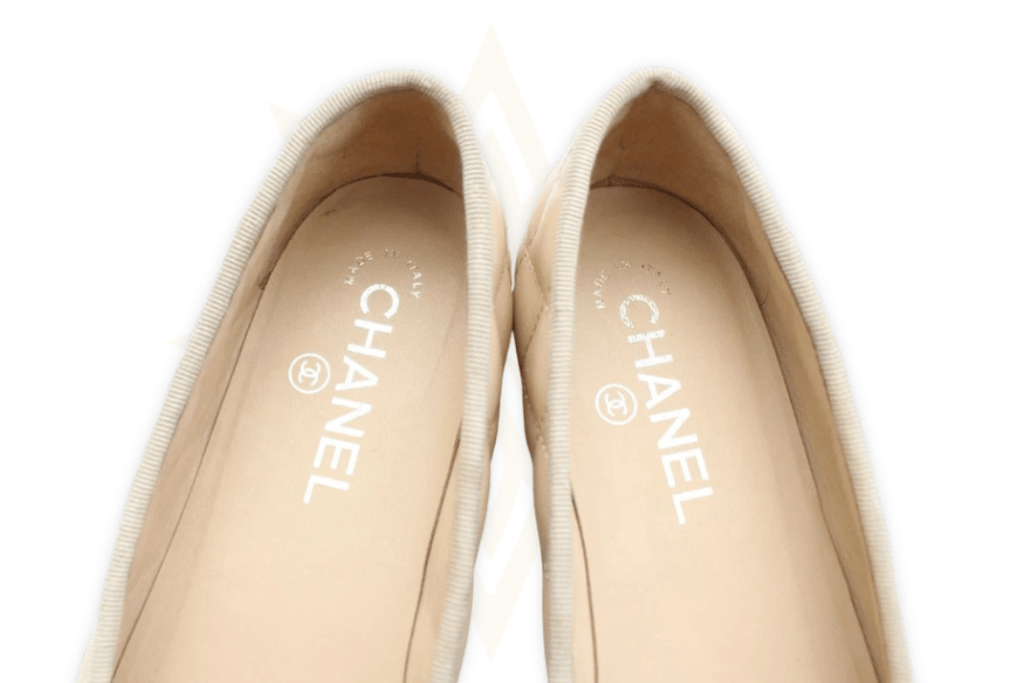 Chanel Ballerine Classiche Beige & Nero in Pelle Trapuntata Taglia: 38C – Made in Italy