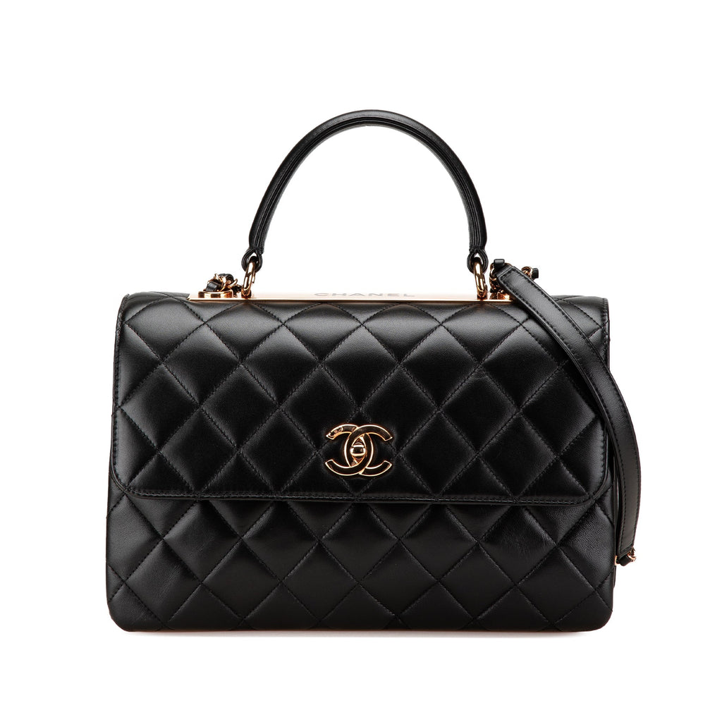 CHANEL Borsa a tracolla Trendy CC Flap in pelle di agnello media