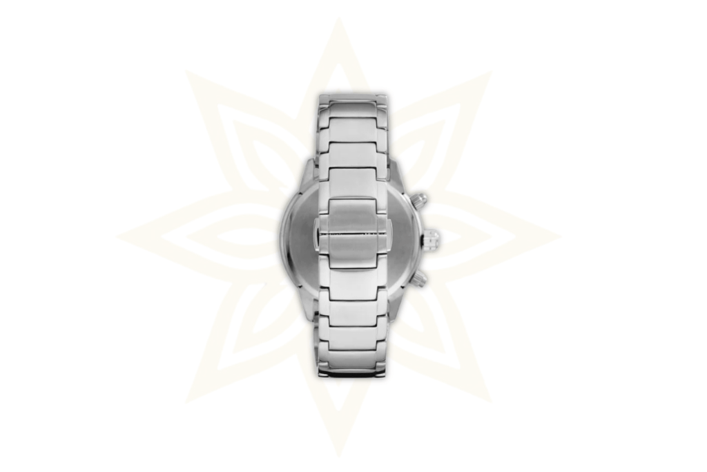 Armani Orologio in acciaio inossidabile argento