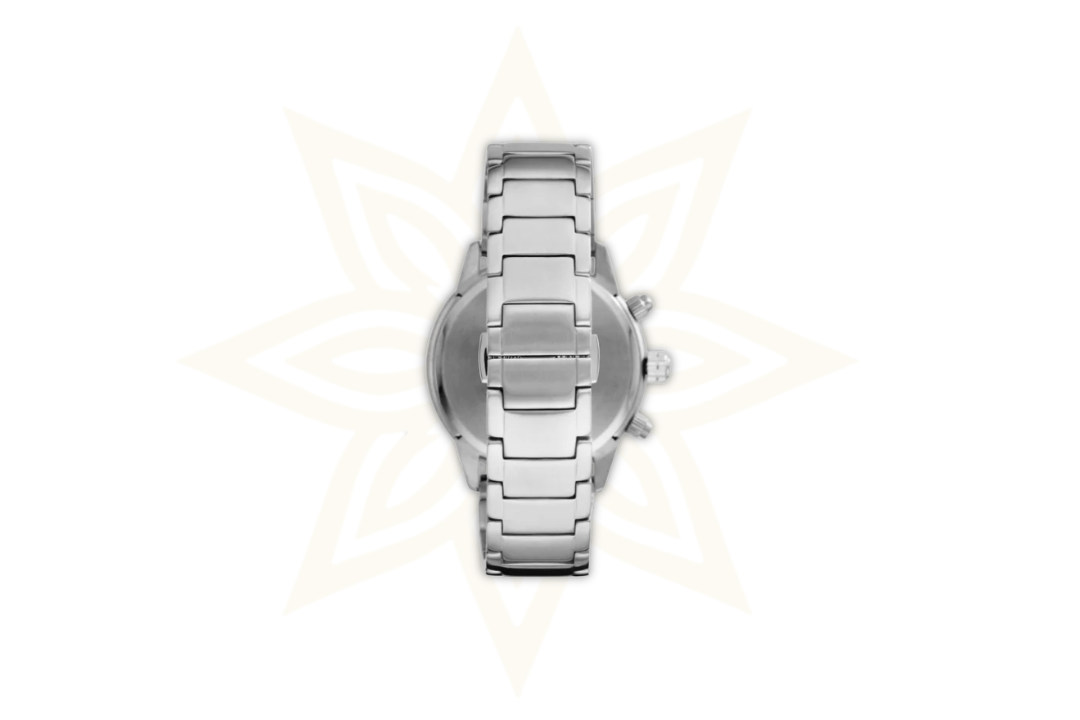 Armani Orologio in acciaio inossidabile argento