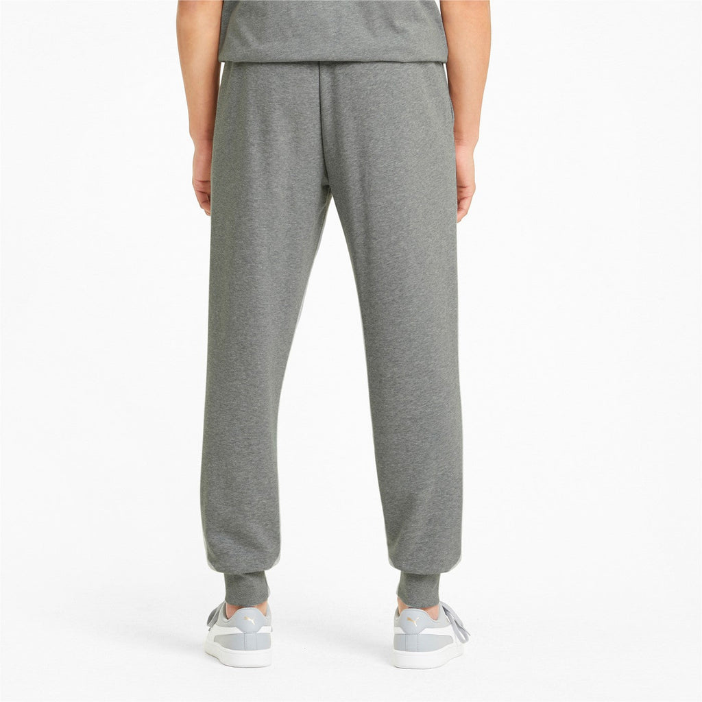 Puma pantalone sportivo da uomo Lungo in Jersey ESS Logo 586716 03 grigio medio