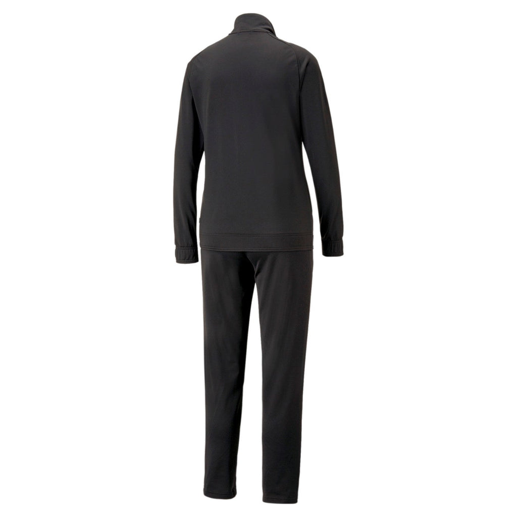 Puma Tuta sportiva da donna in poliestere con cerniera intera Classic Tricot 675234-01 nero
