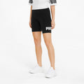 Puma Pantaloncino sportivo aderente da donna ESS 7" Logo 848347 01 nero