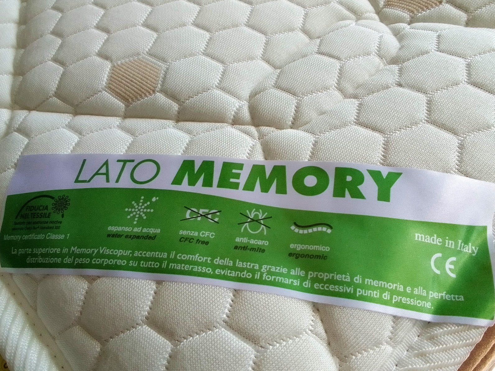 Materasso Memory Gel Rame Terapia – 3D Estivo, 25 cm | FIVE RAME
