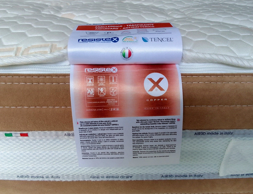 Materasso Memory Gel Rame Terapia – 3D Estivo, 22 cm | TRIO RAME