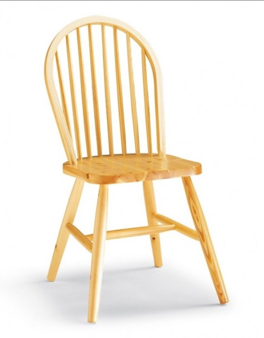 Sedia Windsor in Legno di Pino Massiccio