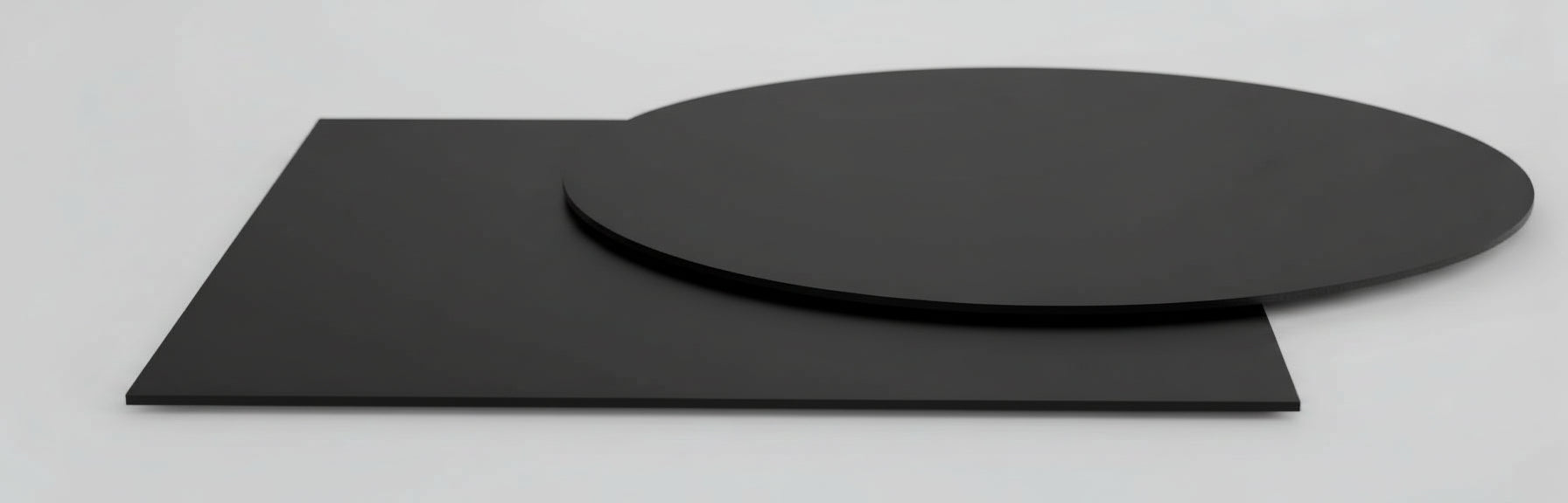 Piani HPL Stratificato Nero Finitura o bianco