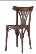 Sedia Bistrot Milano/Ventaglio in Legno Massello Made in Italy