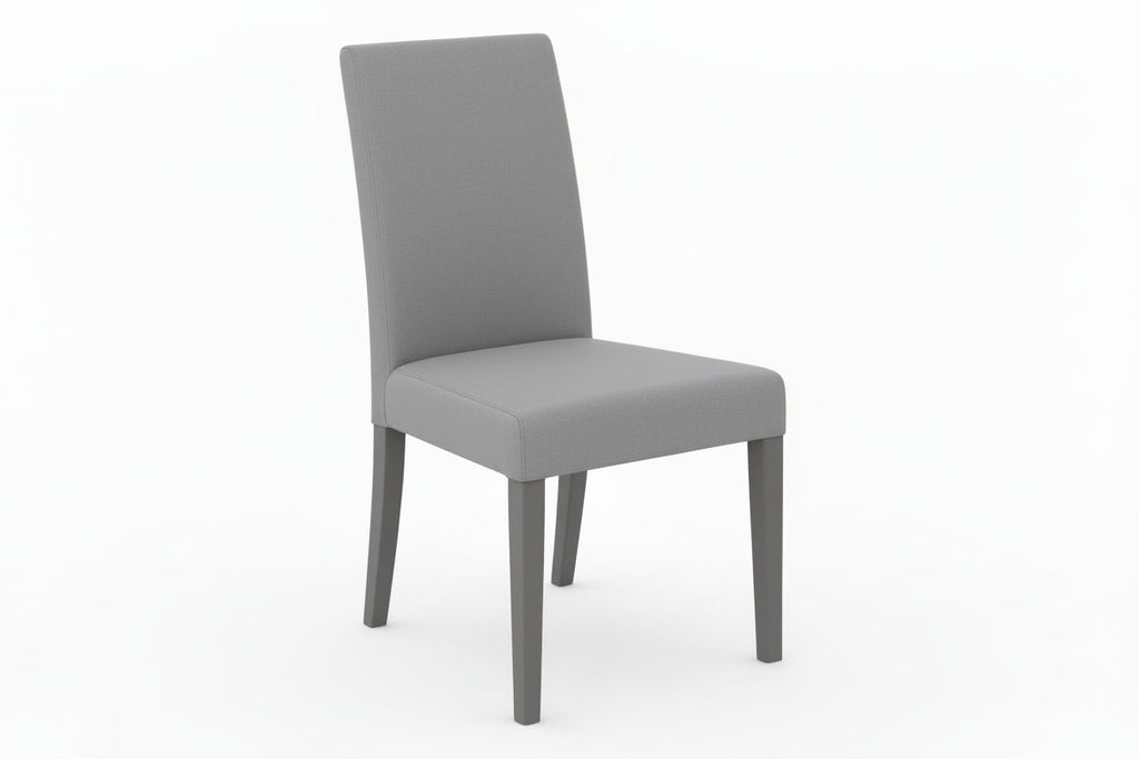 Sedia Ecopelle Grigio con Fusto Grigio per ristoranti