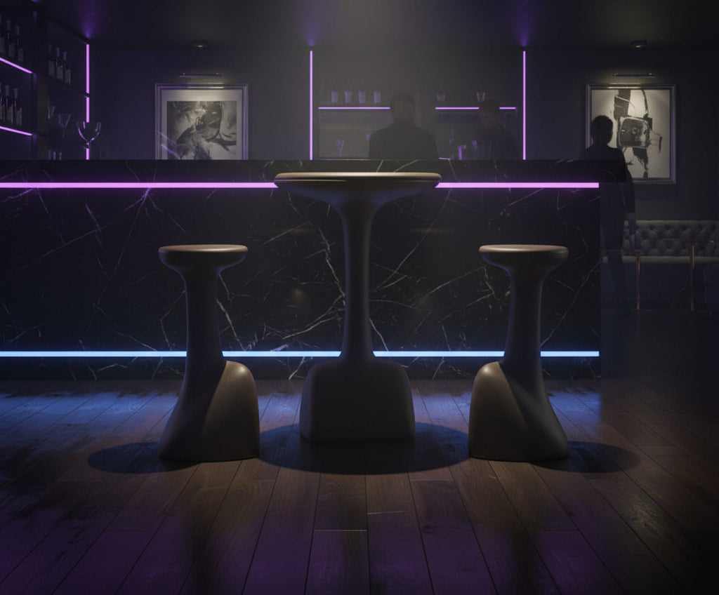 Sgabello Design Armillaria Stool in Polietilene - Moderno per Night Club e Locali