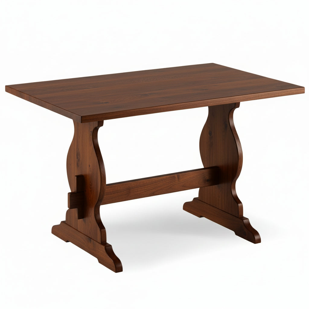 Tavolo Fratino Legno Pino Tinta Miele 80 Roma Bergamo Pavia Grosseto Aosta Biella Torino