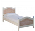 Letto Singolo con Testata e Pediera - Stile Country Arte Povera