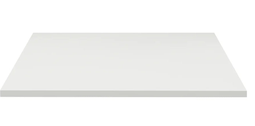 Piano nobilitato melaminico bianco Bordo ABS in tinta - Spessore 22 mm