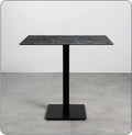 Tavolo con Base Centrale in Ferro mis.79x79