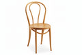 Sedia Thonet in Faggio Massello Curvato a Vapore tinta naturale fondino legno