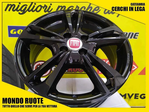 4 KIT Cerchi In Lega MAK EMBLEMA da 16 Pollici per NUOVA FIAT 600