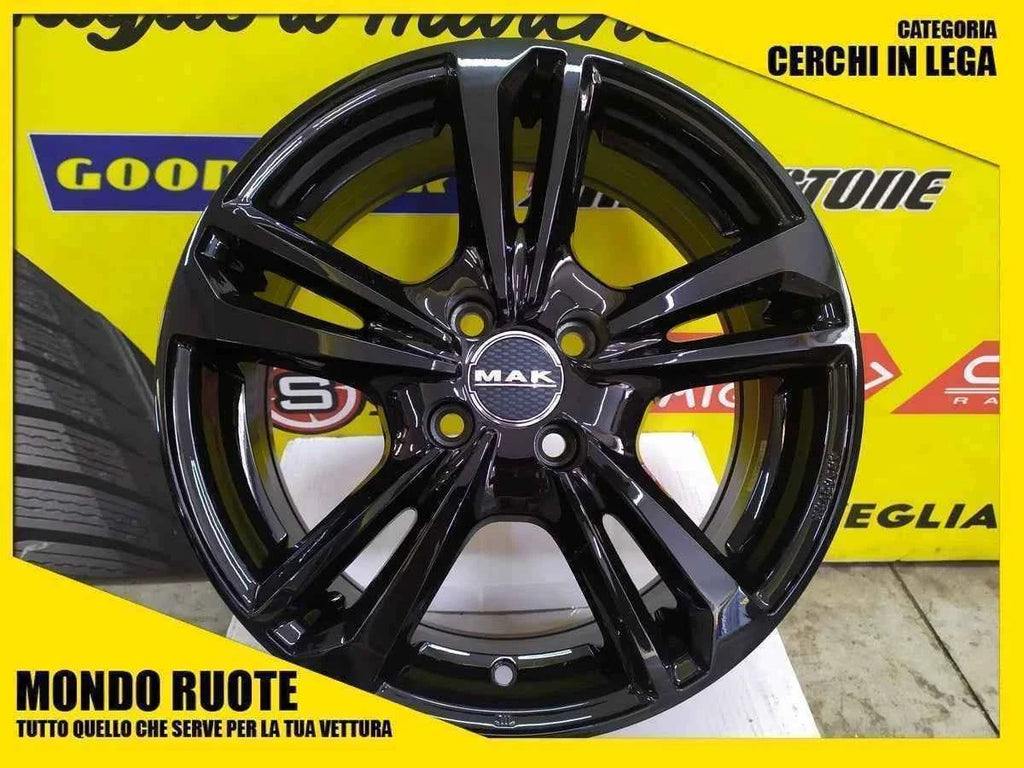 4 KIT Cerchi In Lega MAK EMBLEMA da 16 Pollici per OPEL MOKKA-E - CROSSLAND X