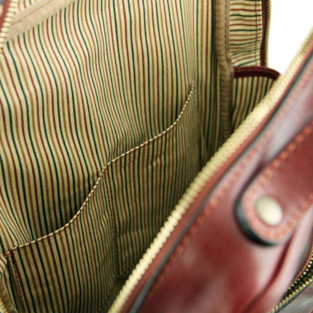Bangkok - Matte leather laptop backpack | TL141793
