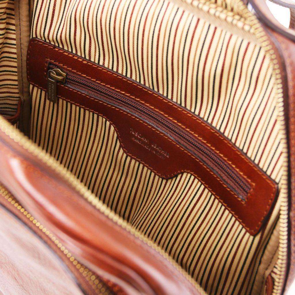 Bangkok - Matte leather laptop backpack | TL141793