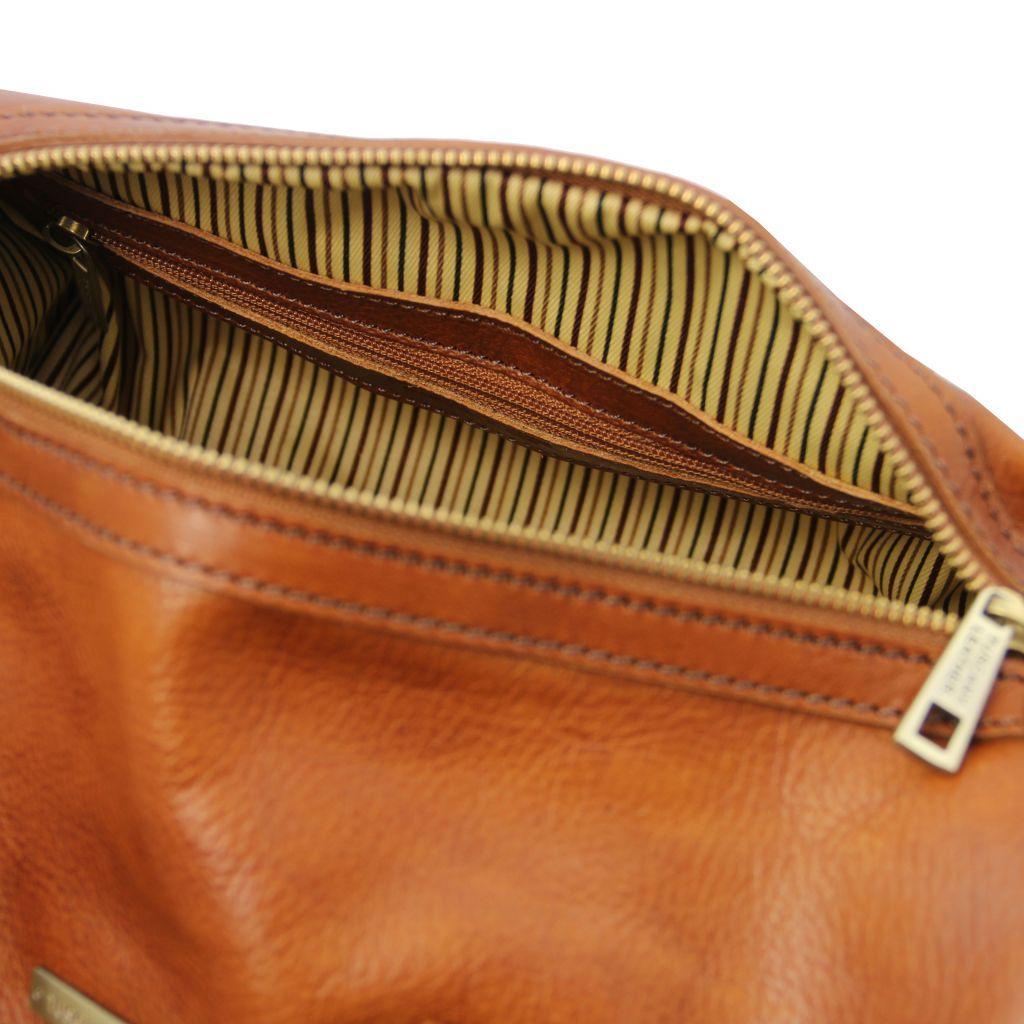 Lucrezia - Leather maxi duffle bag purse | TL141977