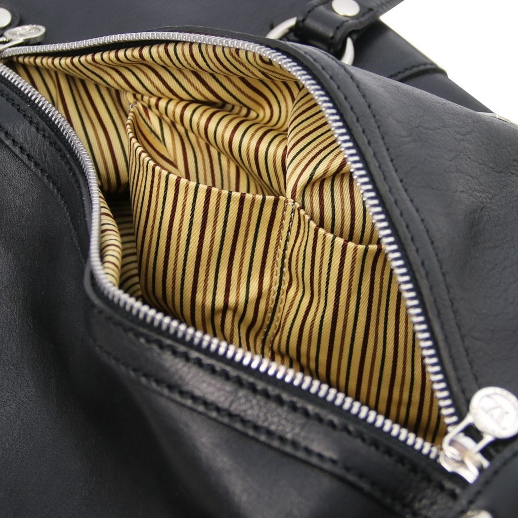 Lucrezia - Leather maxi duffle bag purse | TL141977
