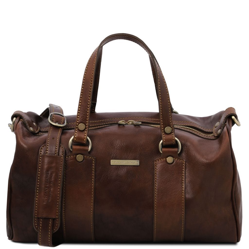 Lucrezia - Leather maxi duffle bag purse | TL141977