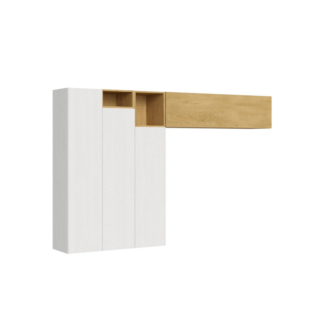 Parete Soggiorno Isoka A22 - Composizione Versatile L.274 H.173,6 P.39,2