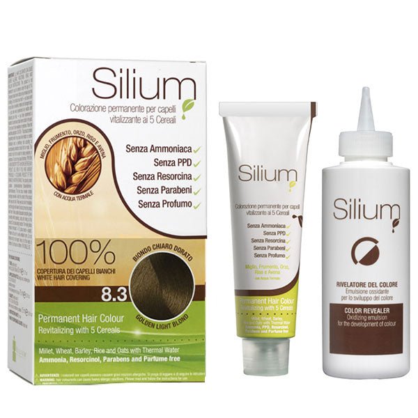 SILIUM COLORAZIONE CREMA BIONDO CHIARO DORATO 8.3