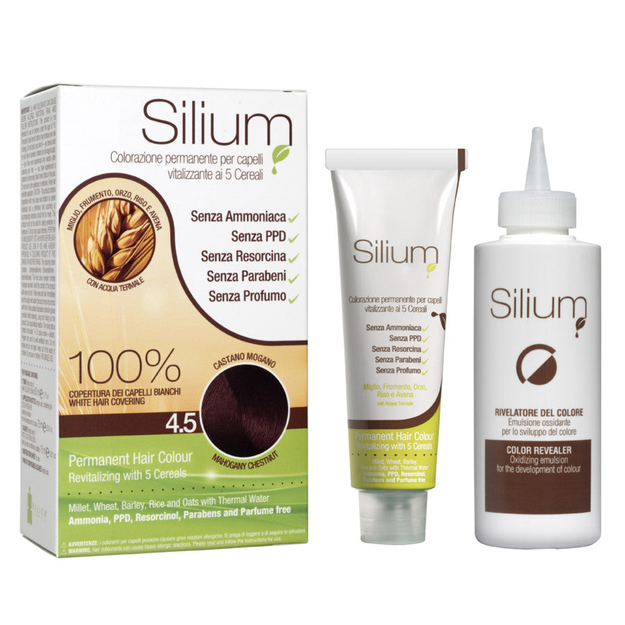 SILIUM COLORAZIONE CREMA CASTANO MOGANO 4.5