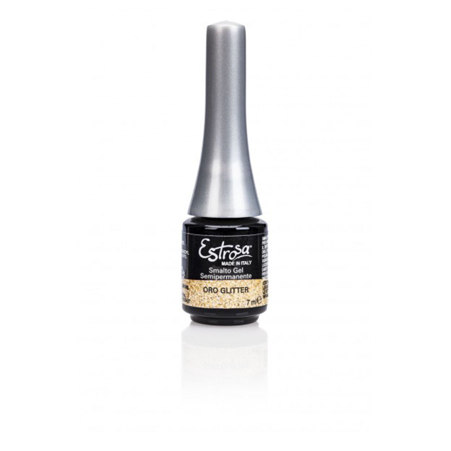 ESTROSA SMALTO GEL SEMIPERMANENTE ORO GLITTER 7500 7 ML