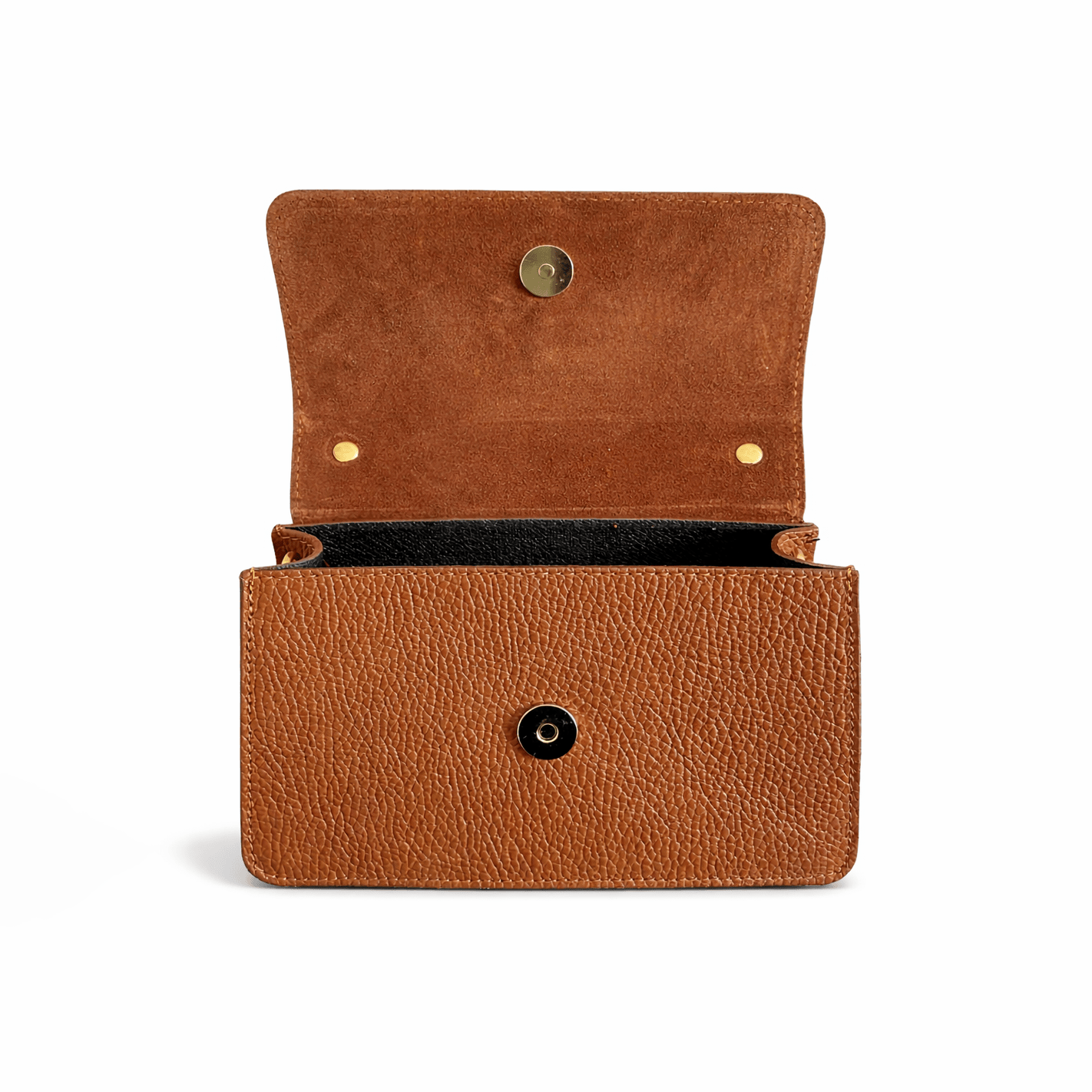 Sofia Leather Horse Bit Handbag with Chain Strap
