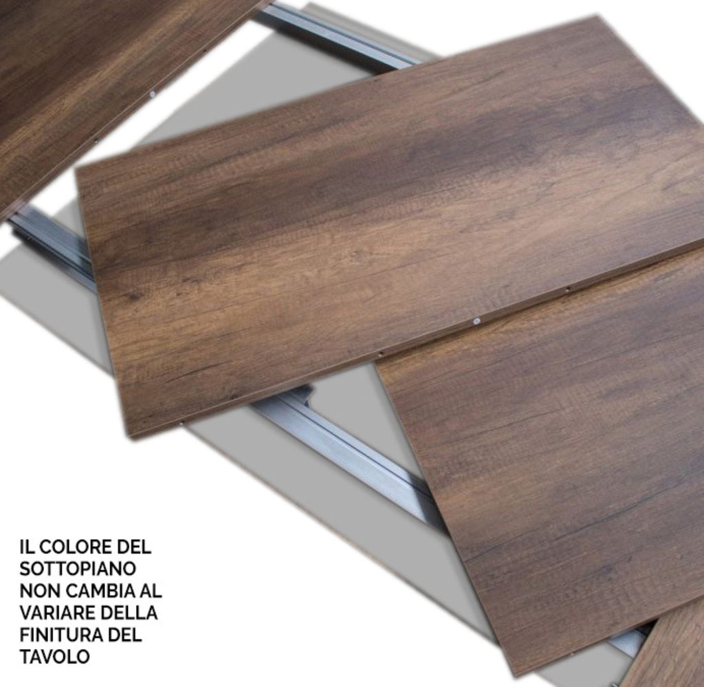 Tavolo Estensibile Roxell 90x90/246 cm - Design Elegante e Pratico per Ogni Occasione