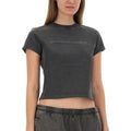 ALEXANDER WANG T-SHIRT CROPPED CON LOGO