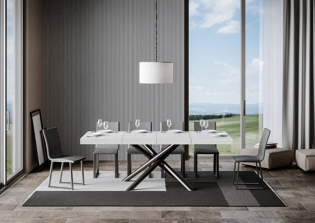 Tavolo allungabile Famas Premium con telaio in diverse finiture