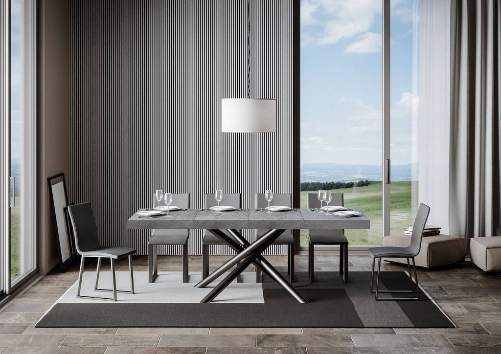 Tavolo allungabile Famas Premium con telaio in diverse finiture