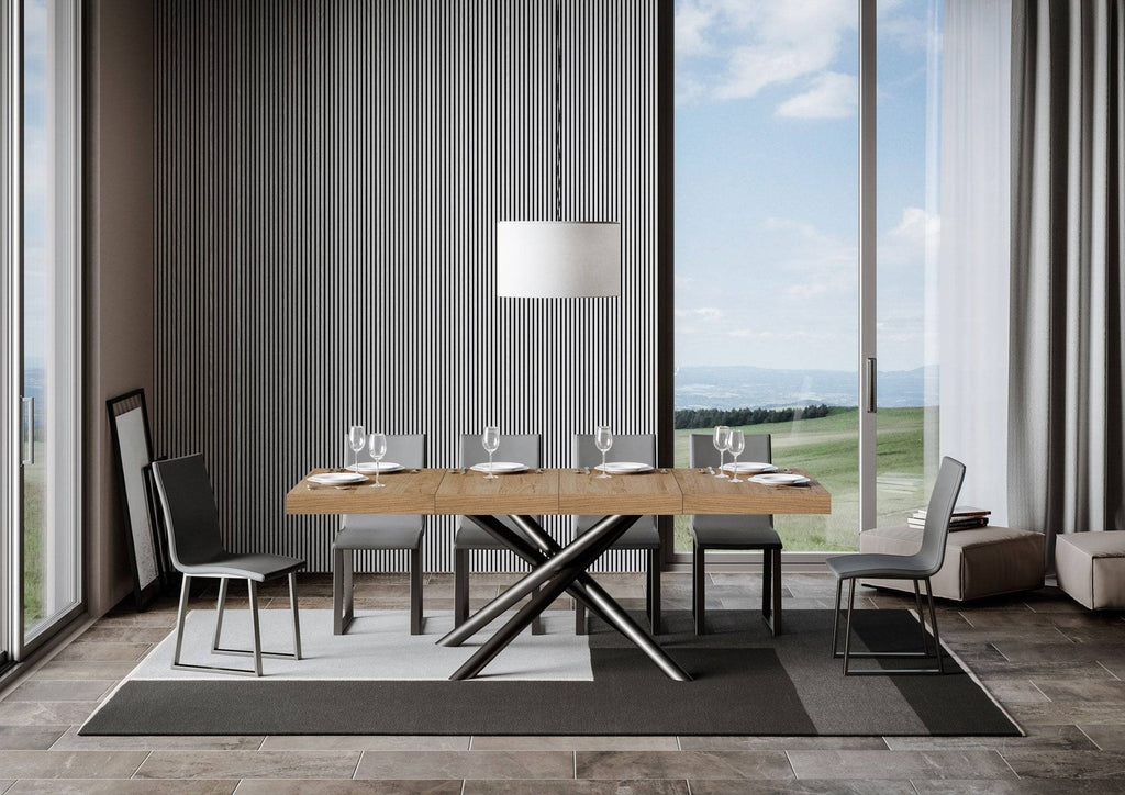 Tavolo allungabile Famas Premium con telaio in diverse finiture