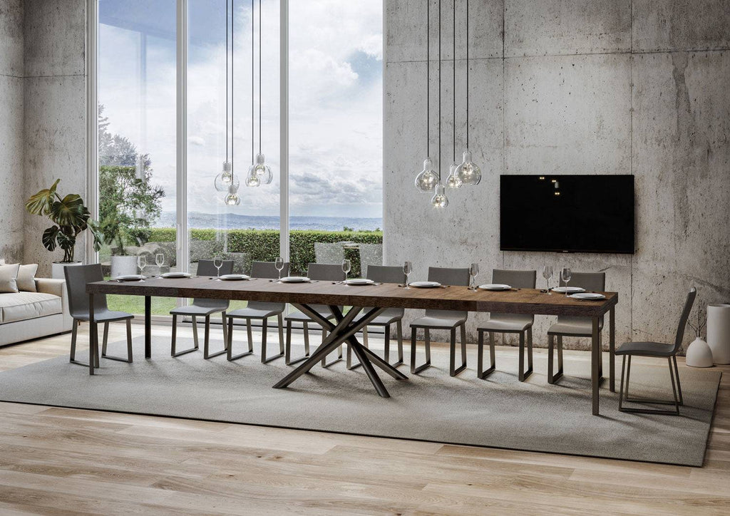 Tavolo allungabile Famas Premium con telaio in diverse finiture