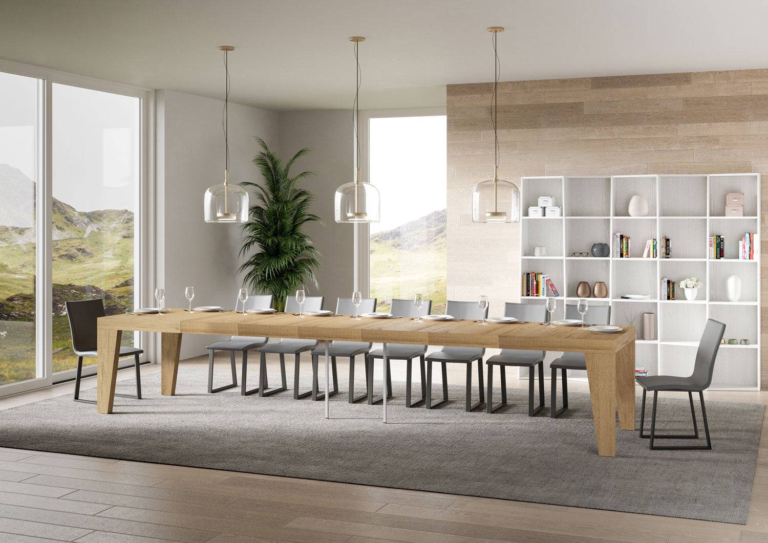 Tavolo allungabile Naxy Premium in diverse finiture e dimensioni