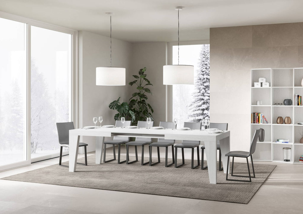 Tavolo allungabile Naxy made in italy itamoby  in diverse dimensioni e finiture
