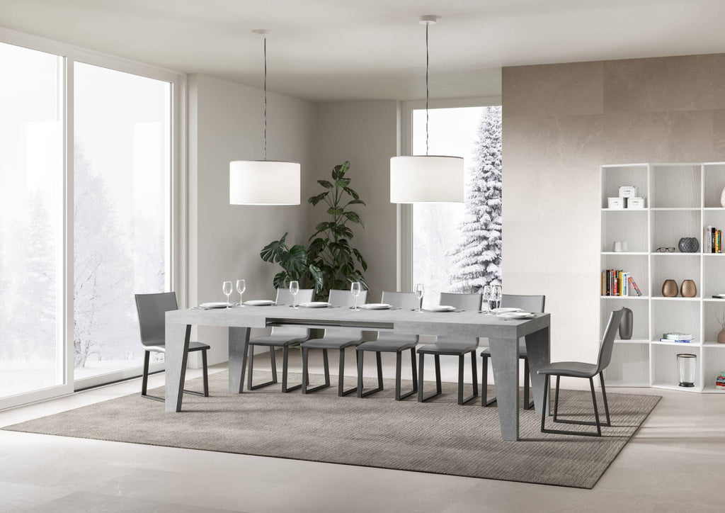 Tavolo allungabile Naxy made in italy itamoby  in diverse dimensioni e finiture